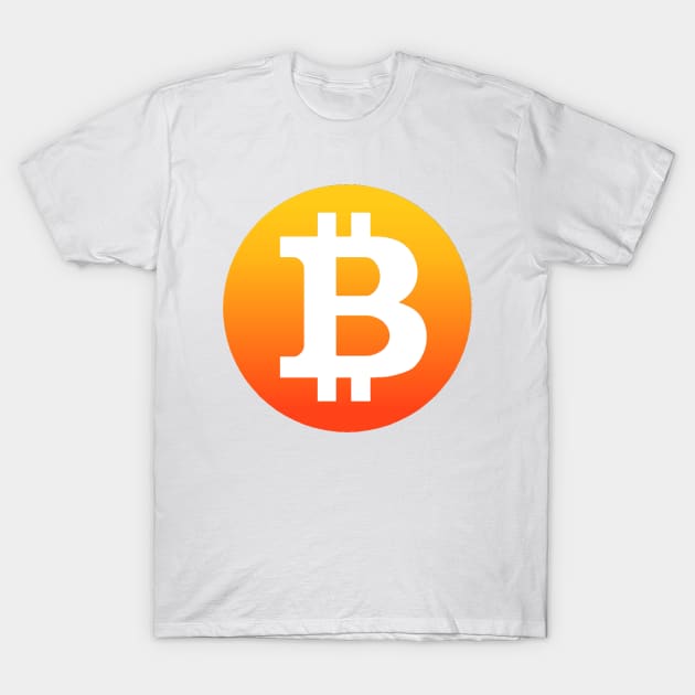 Sunsetter Bitcoin T-Shirt by Pektashop